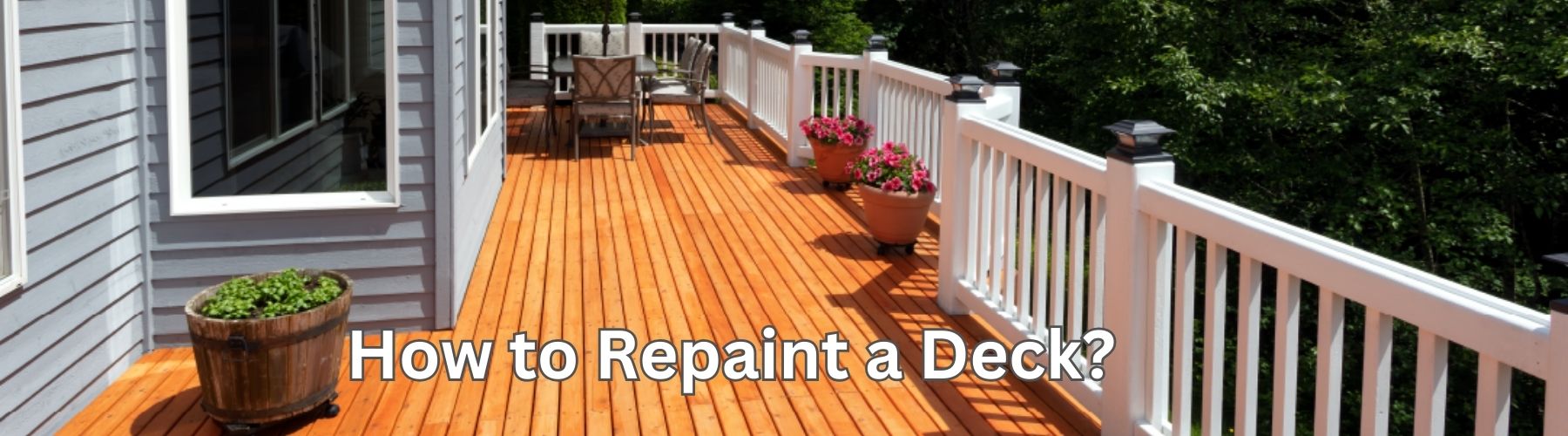 How to Repaint a Deck 2