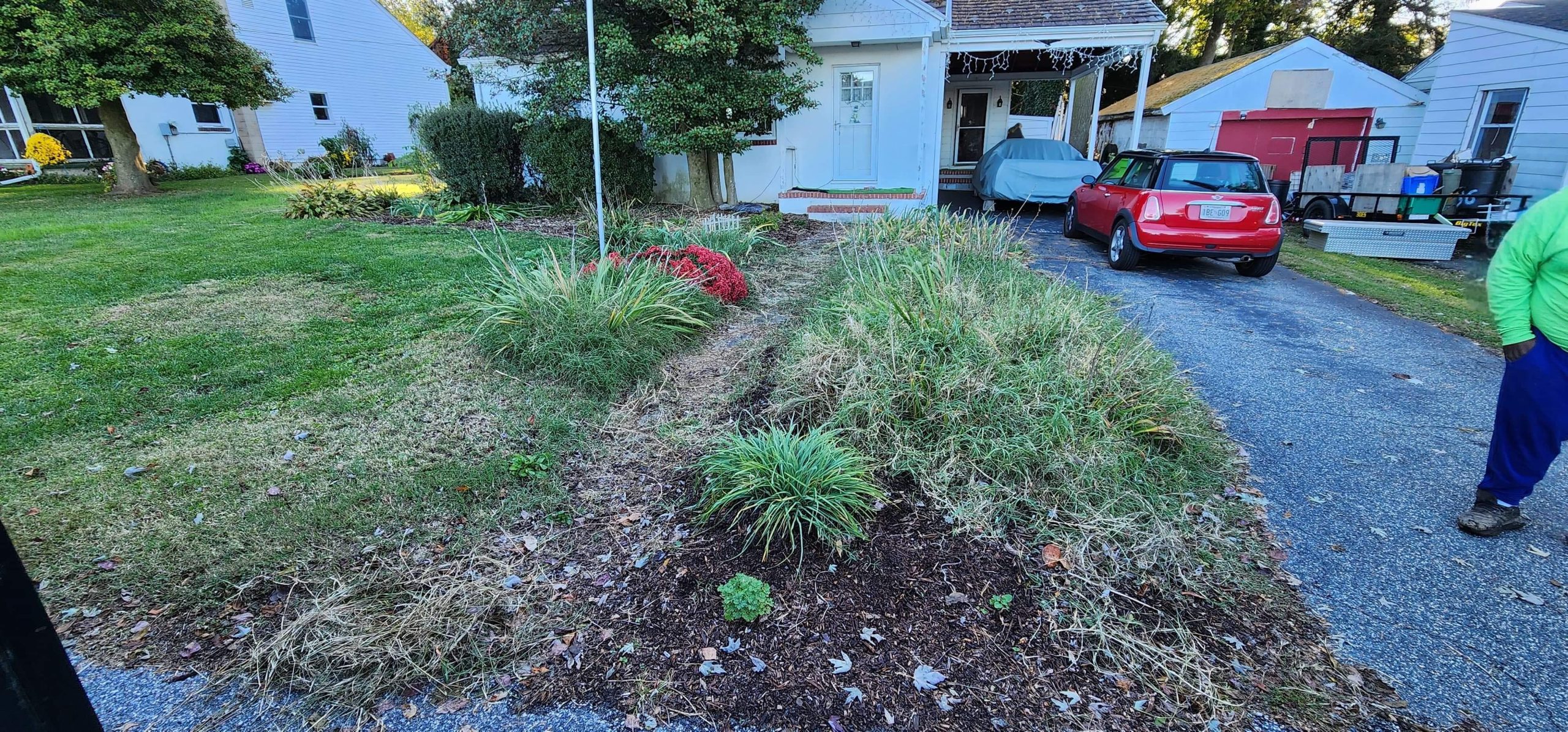 Front Yard Landscaping Ideas With Rocks and Mulch 18 Front-Yard-Landscaping-Before-scaled