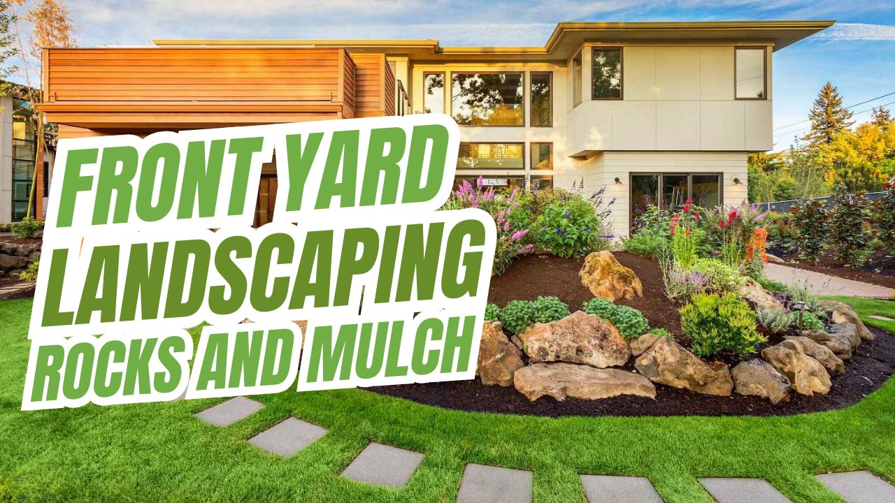 Front Yard Landscaping Ideas With Rocks and Mulch